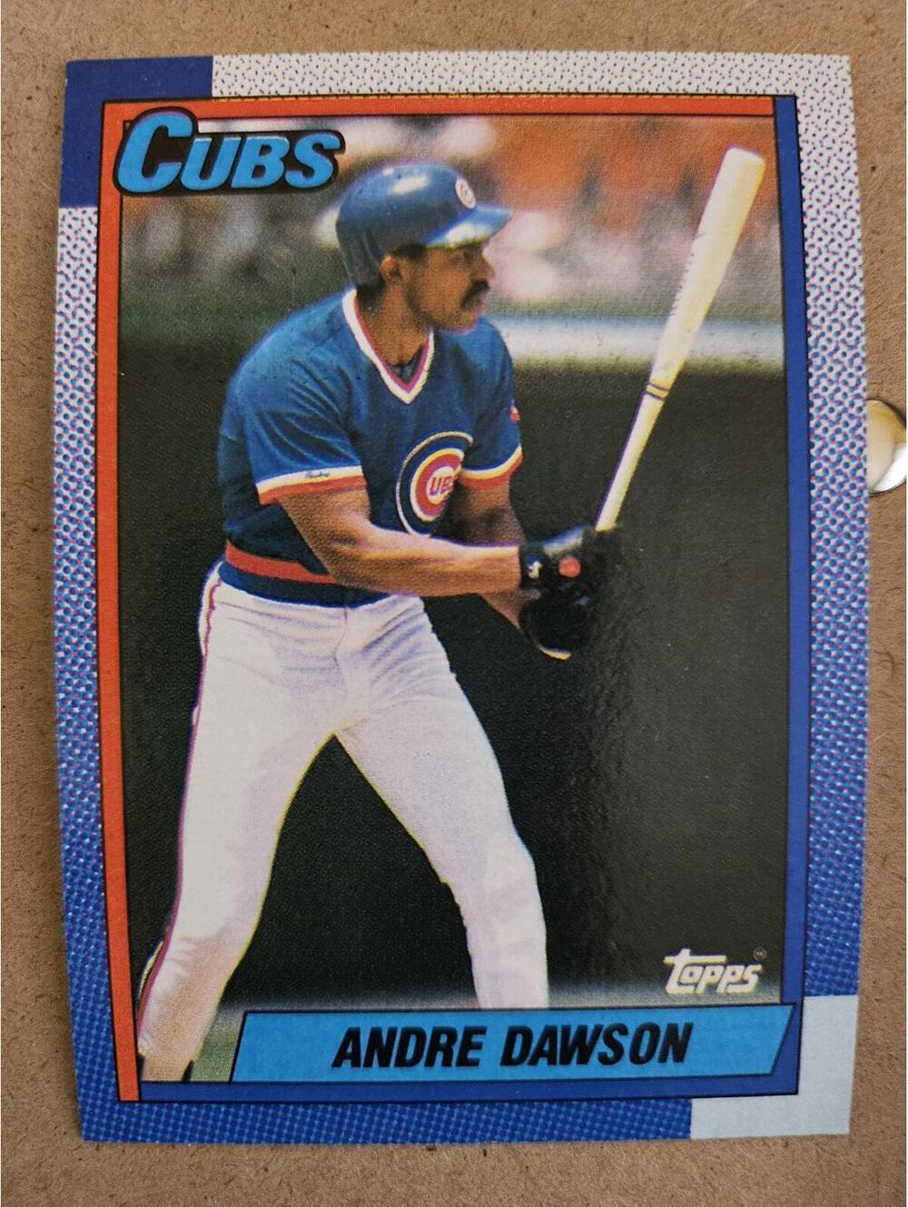 1990 Topps Andre Dawson #140 Chicago Cubs Baseball Card - Picture 1 of 2